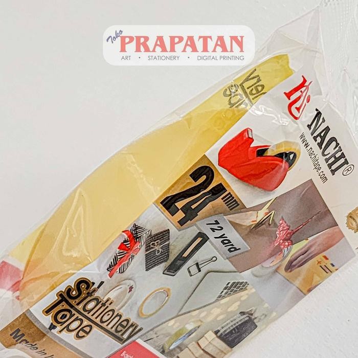 

Selotip / Isolasi / Stationery Tape Nachi 24 mm x 72 yard - Warna