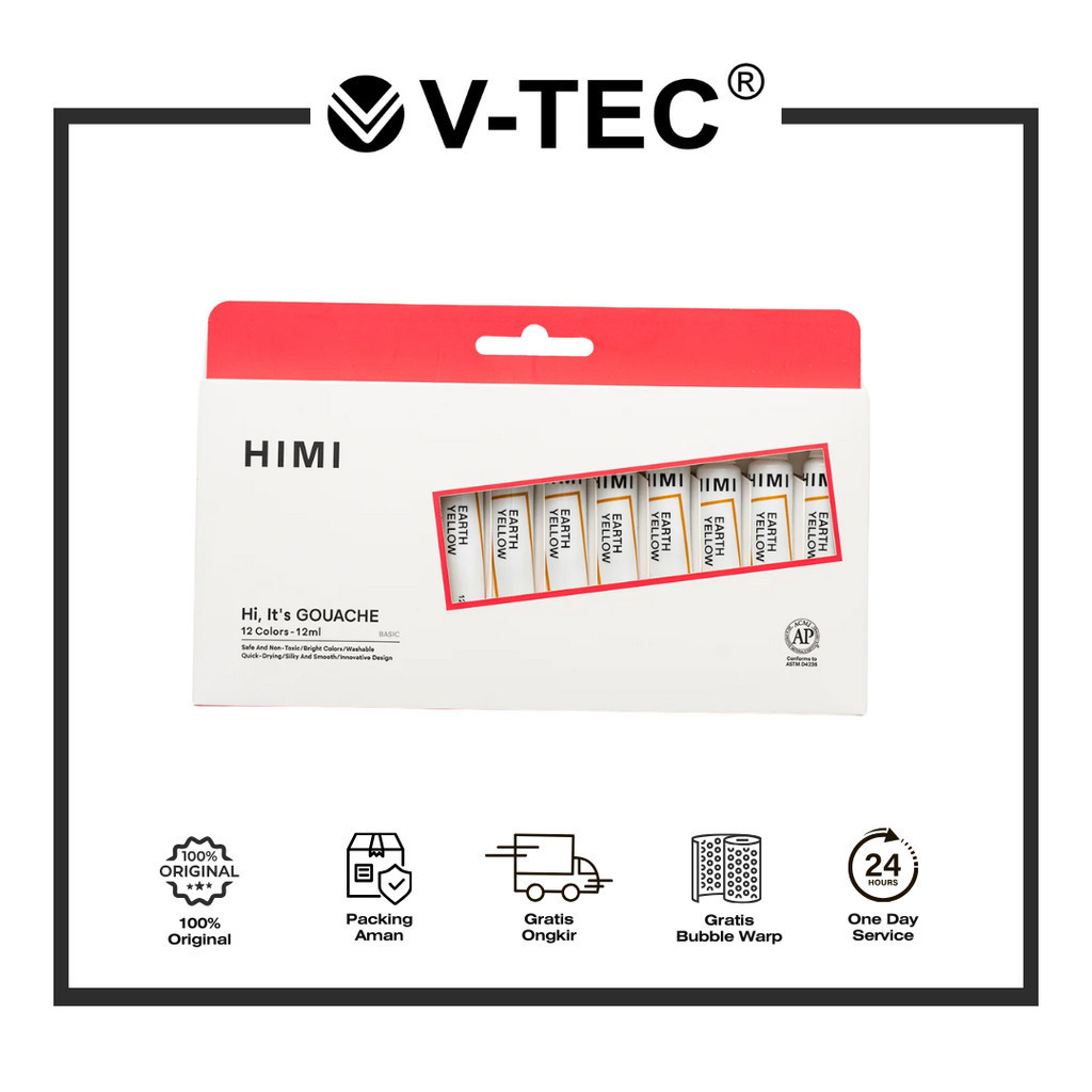 

MIYA HIMI GOUACHE TUBE YSF 1186 // 1187 // 1188 SET 12 ML 12 // 18 // 24 WARNA PCS