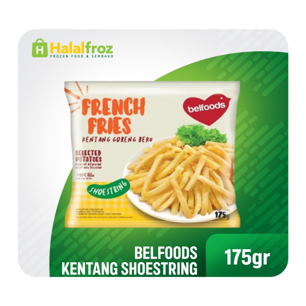 

Belfoods Kentang Shoestring 175gr (24s)