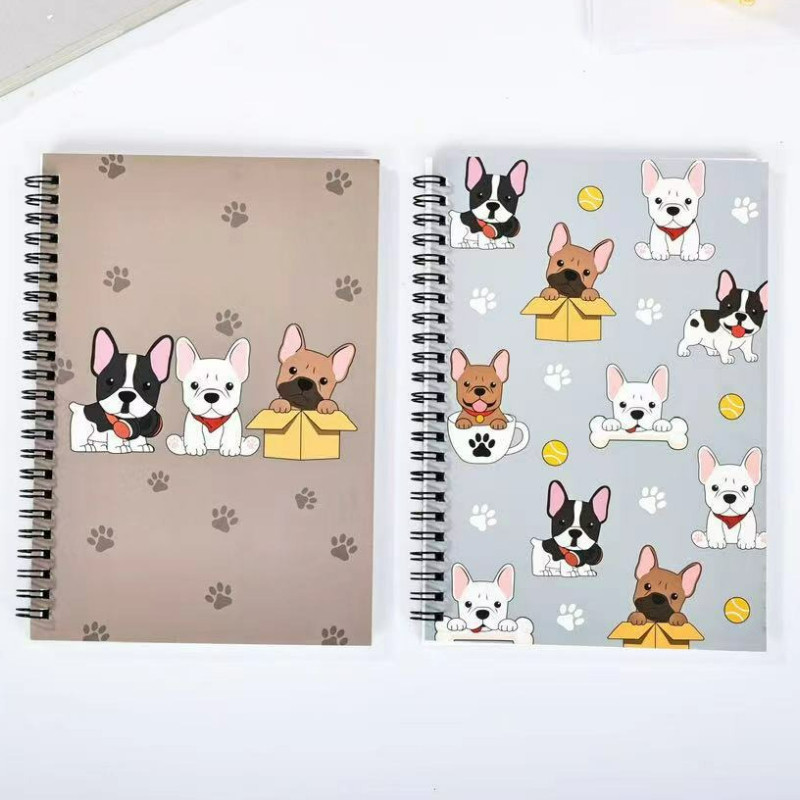 

50 Pieces Fashion Trend Cartoon Two Pack Animal Series Creative Doodle Coil Book Decoration Cute Notebook Diary