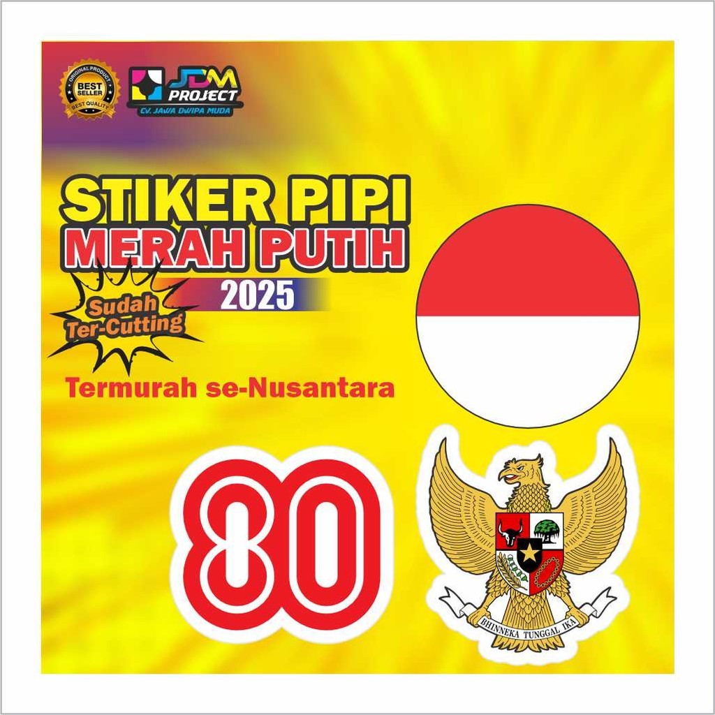 

Cetak Kilat - ISI 115PCS STIKER PIPI GARUDA INDONESIA | STIKER KARNAVAL | STIKER PIPI PAWAI HUT RI