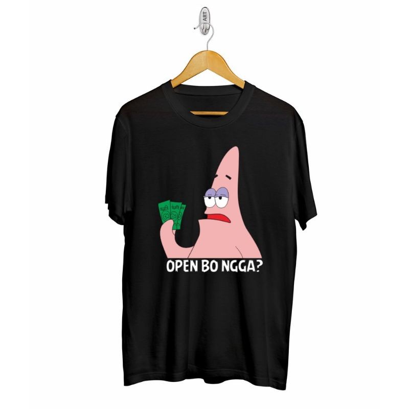 KAOS OPEN BO Ngga | kaos distro pria| baju kata-kata lucu