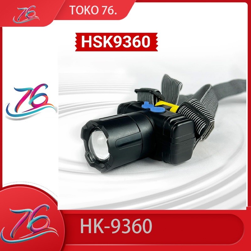 Senter Kepala ZOOM / Headlight LED / Senter Kepala Travel / Senter Kepala Charger /Bisa di ZOOM / HS