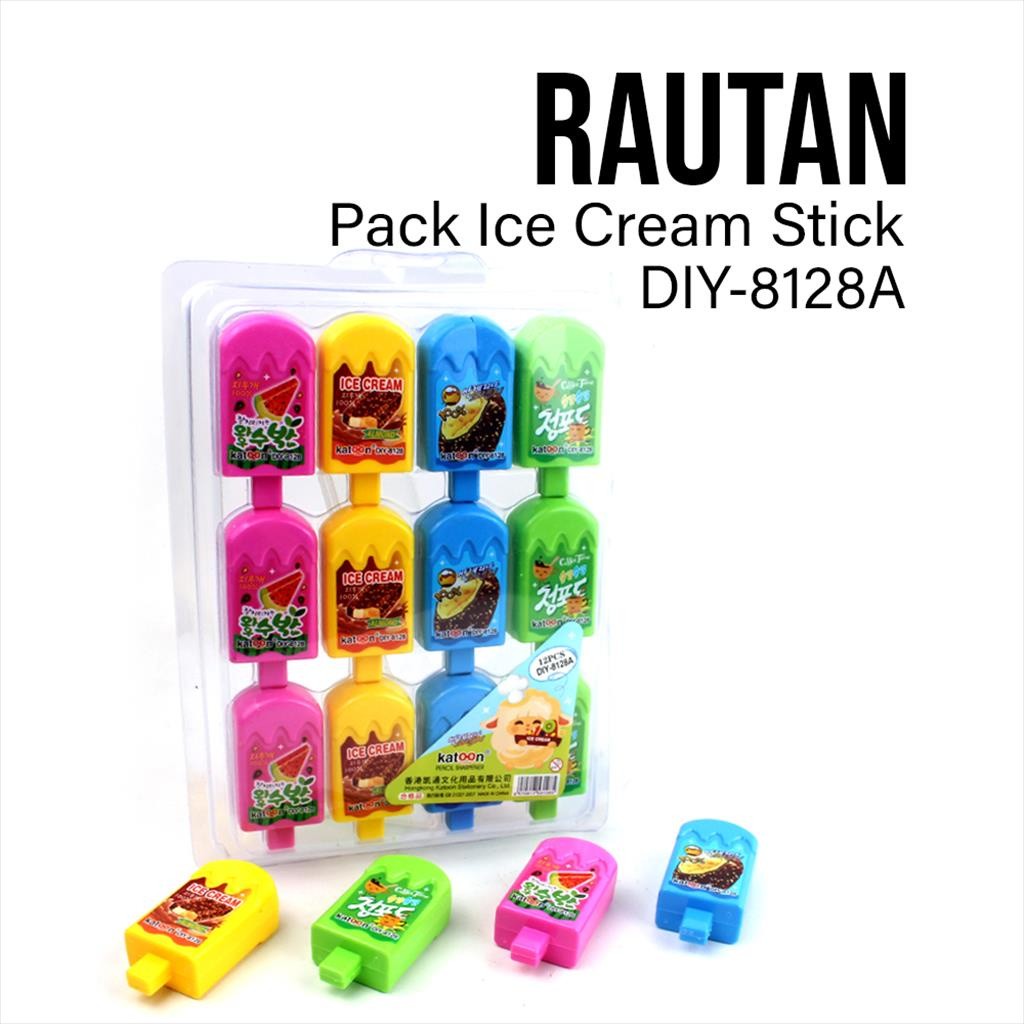 

❤️️12pcs Rautan Mika Ice Cream 8128 / 1pack Rautan Fancy❤️️