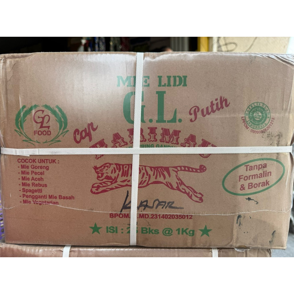 

MieLidi GL Harimau Putih @ 25 kg / 1 dus