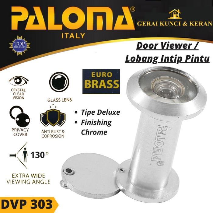 

LUBANG INTIP PINTU PALOMA DVP 303 DOOR VIEW PINTU KACA LENS INTAI