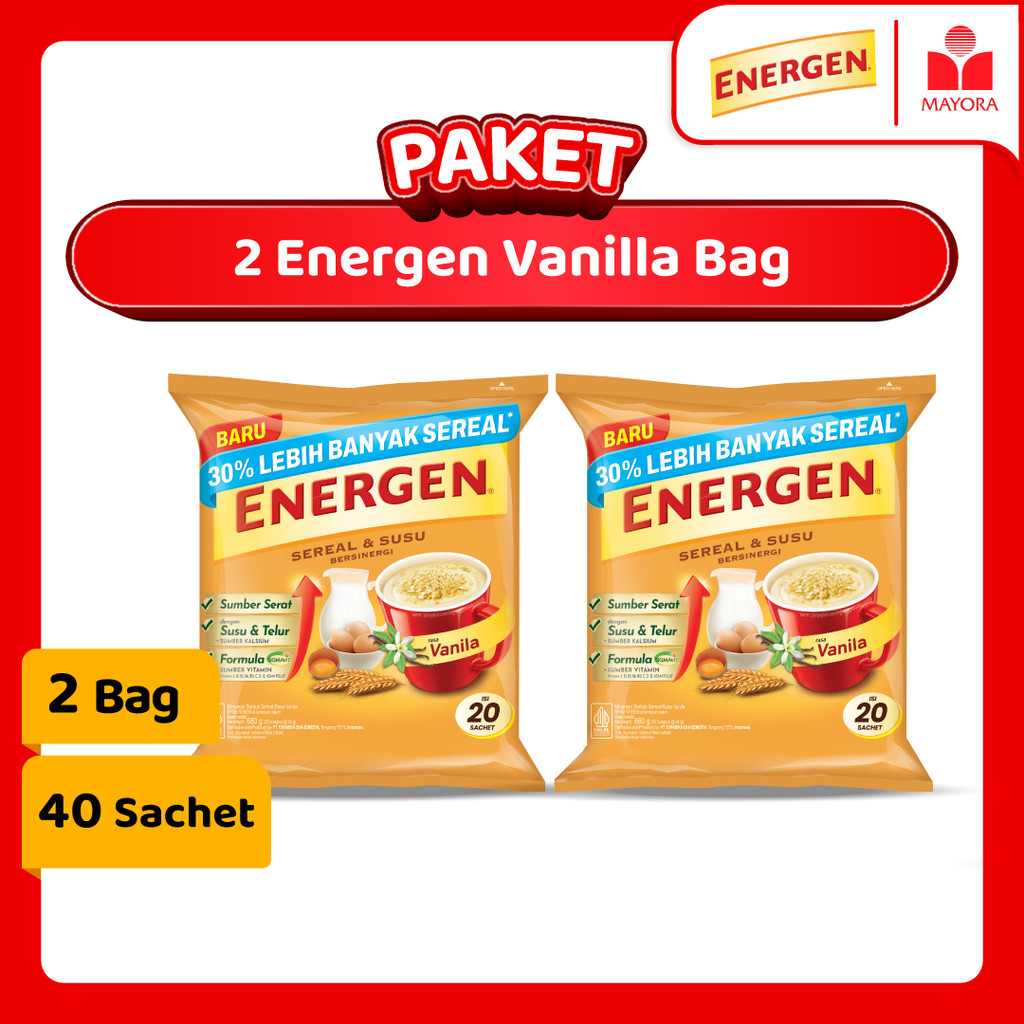 

Paket 2 Energen Vanilla Bag