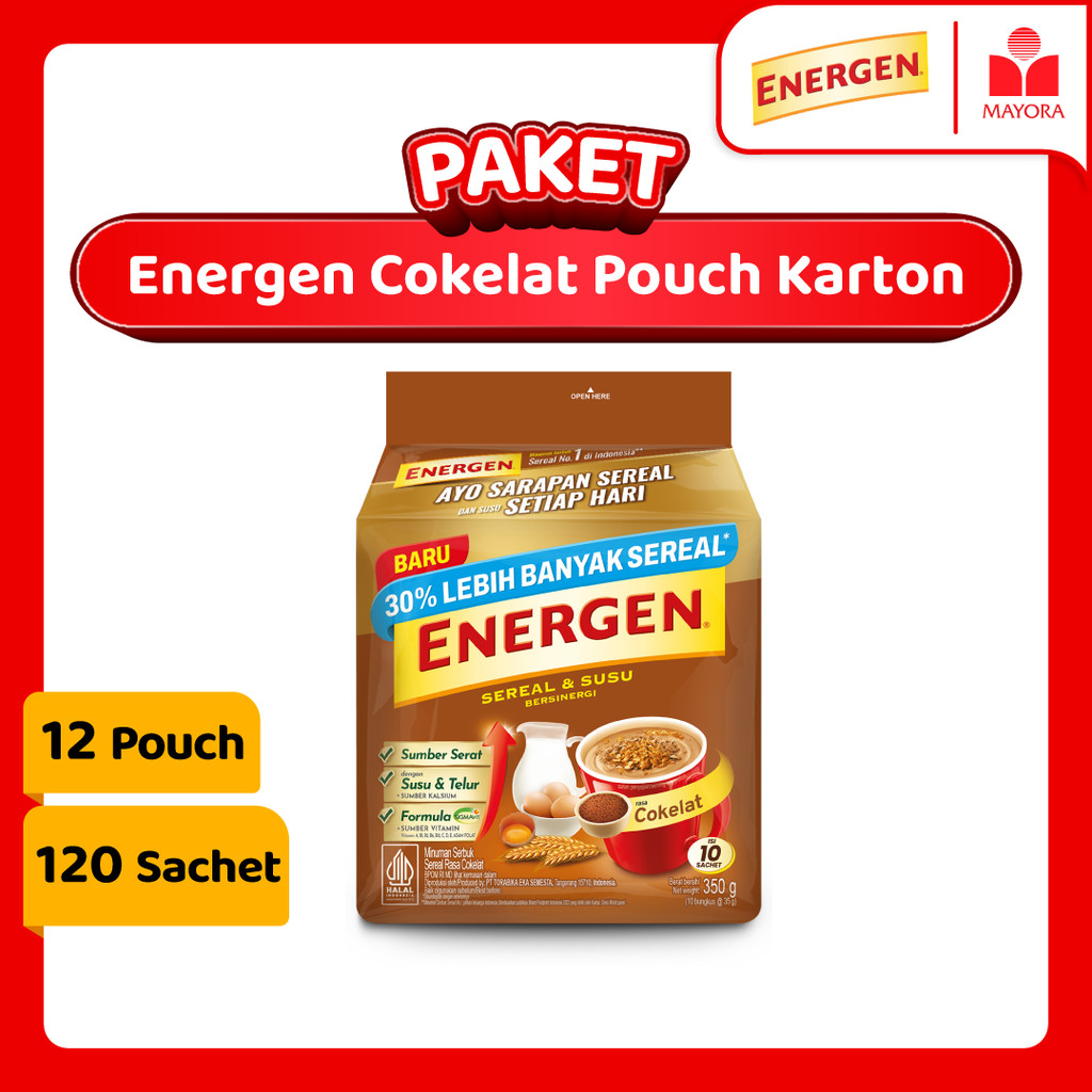

Paket Energen Cokelat Pouch Karton