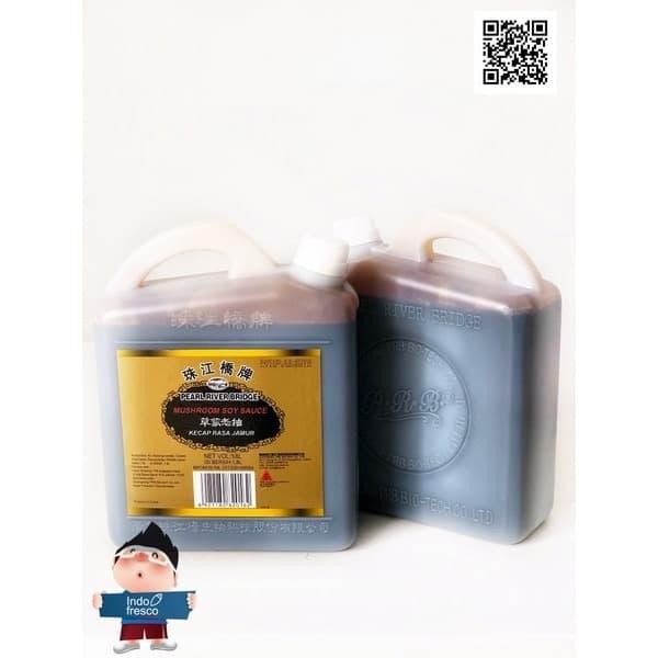 

Promo Pearl River Bridge Mushroom Soy Sauce- Kecap rasa Jamur 1.8 L