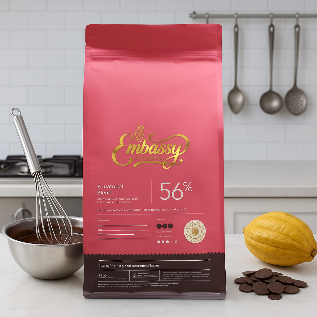 

Embassy Equatorial Blend Dark Chocolate Couverture 2.5Kg