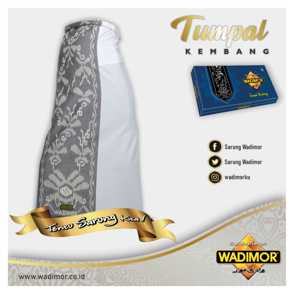 GUDANG SARUNG Original Sarung Wadimor Batik Pria Dewasa Motif BHS Cosmo