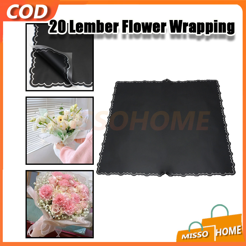 

20 Lember Cloud Frame Transparan Kertas Buket Bunga Florist/Buket Bunga Cellophane/Florist Kertas Kado