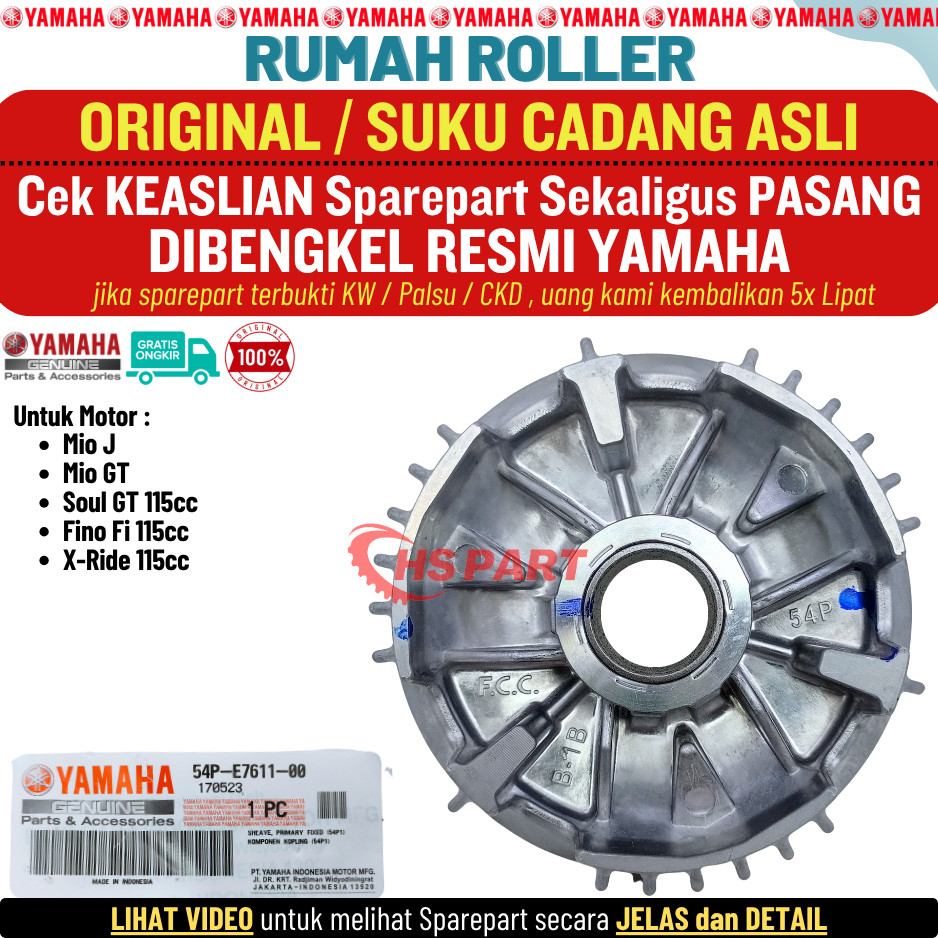 Rumah Roller Mio J Mio Soul GT 115 Mio GT Original Fino Fi 115 X Ride 115 , Rumah Roller Mio J Origi