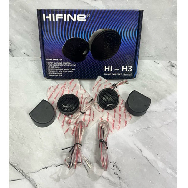 Tweeter Hifine HI - H3 Original Tweeter mobil dome
