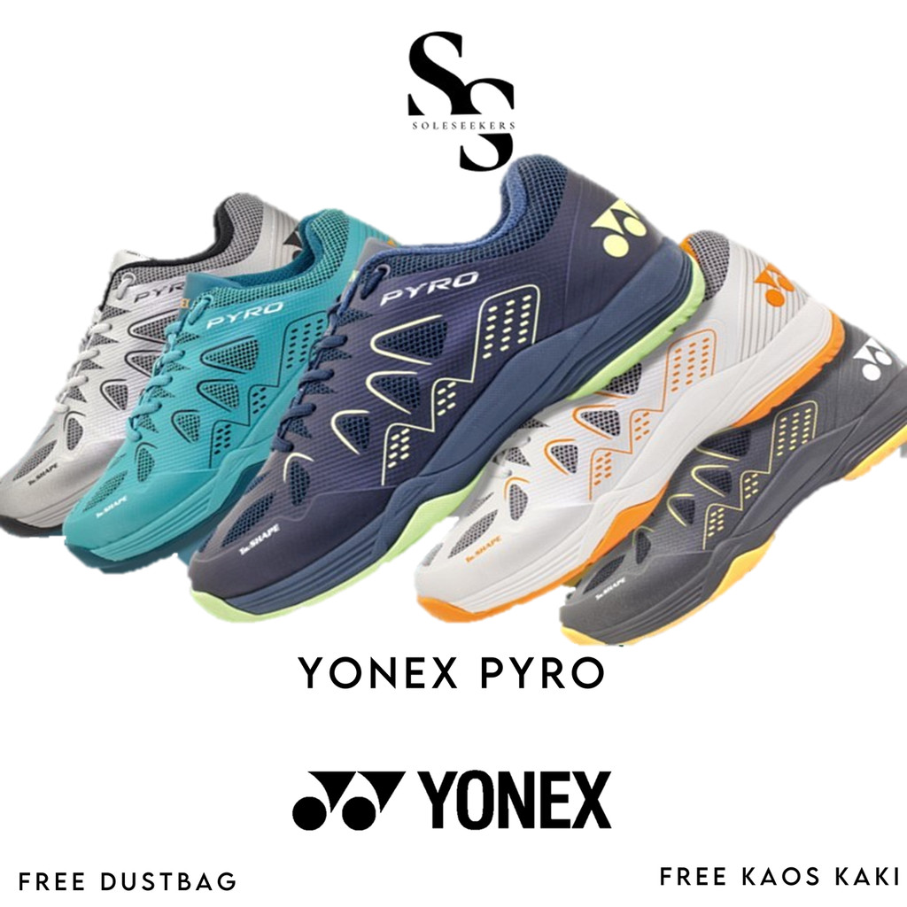 Sepatu Badminton Yonex Pyro Original Sepatu Olahraga Bulutangkis Pria Wanita