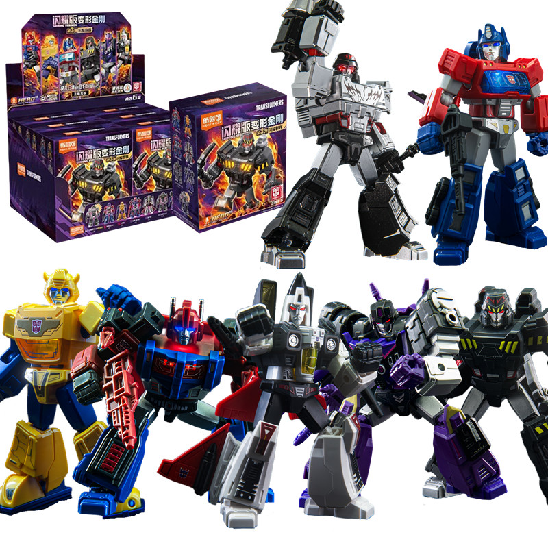 BLOKEES  al SHINING VERSION 3.0 Transformation Tarn Ultra Magnus Orion Pax Megatron LED Building Blo