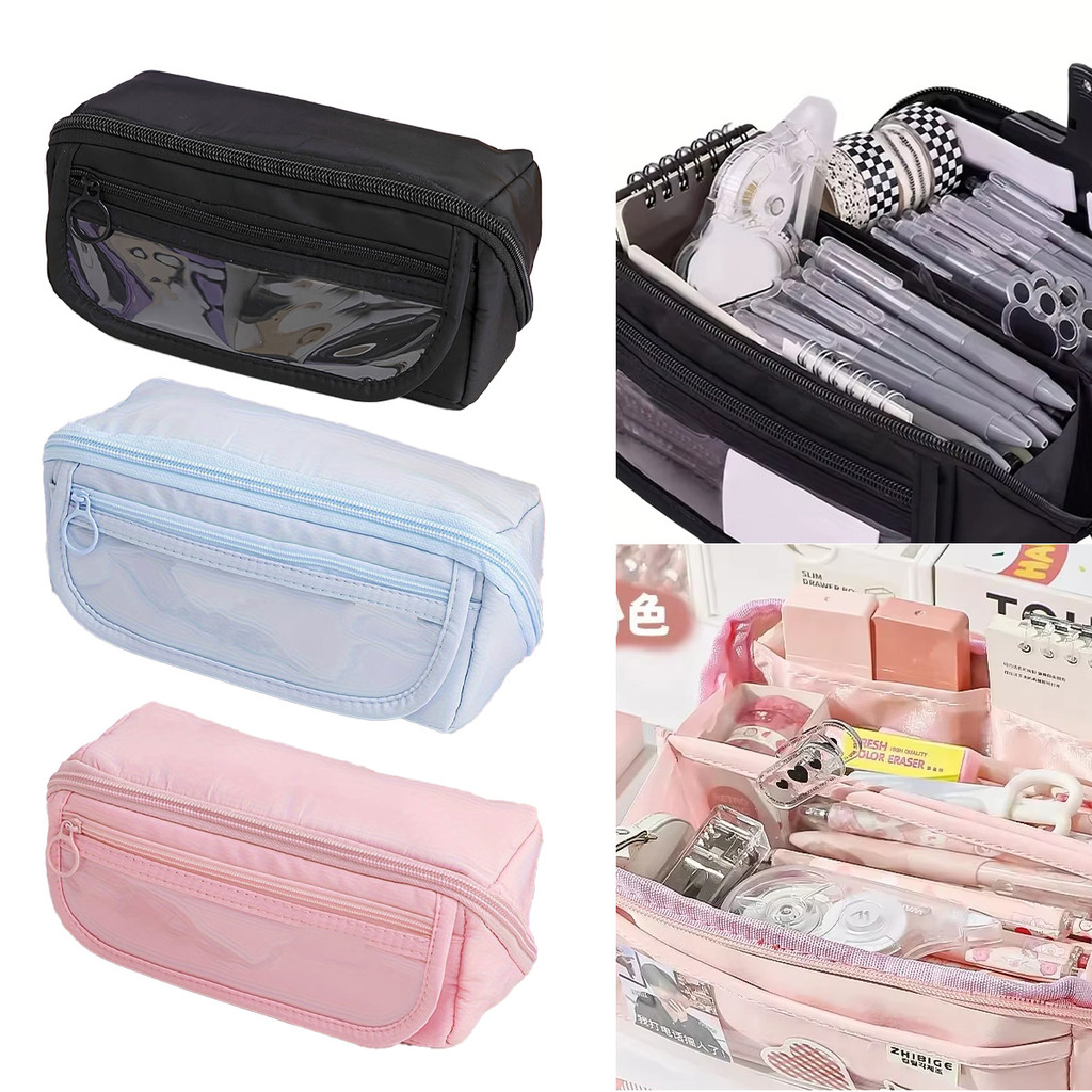 

Karet Fleksibel/Kotak Pensil Minimalis/Kapasitas 50+ Alat Tulis/Desain Cocok Laki-Perempuan