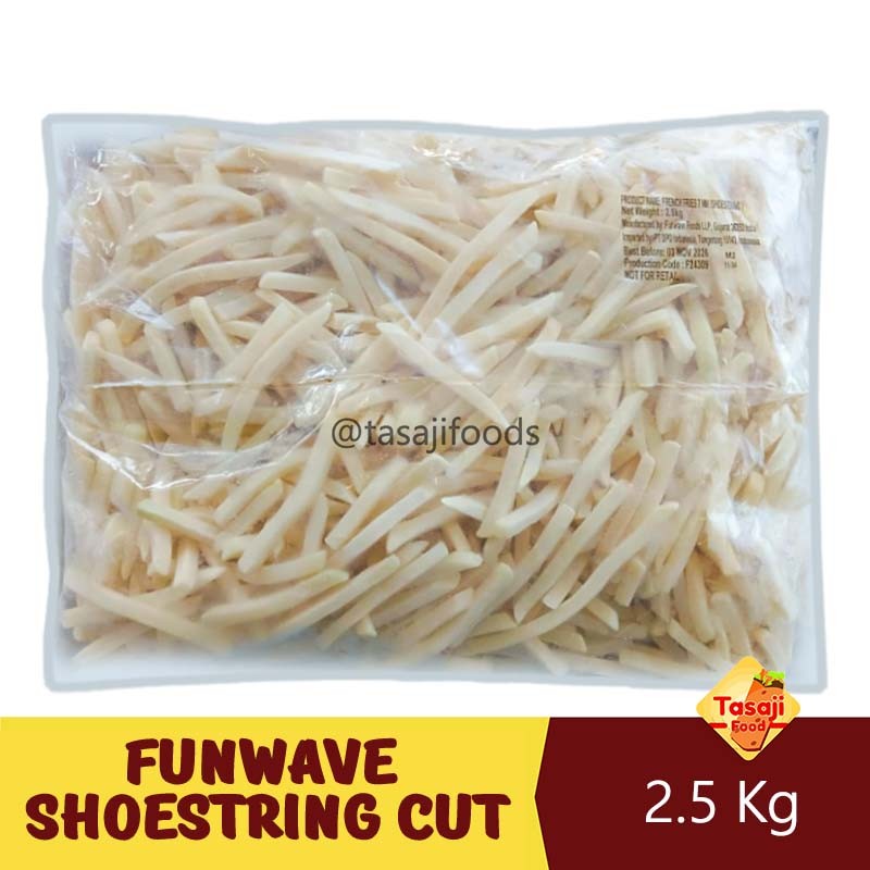 

Funwave Kentang Shoestring Cut 2.5 Kg French Fries