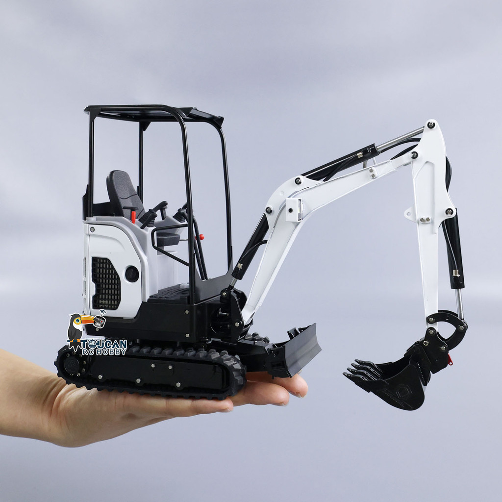 JX E20 RC Mini Digger Hydraulic Excavator RTR 1/14 Scale Remote Control Metal Electronic Excavator w