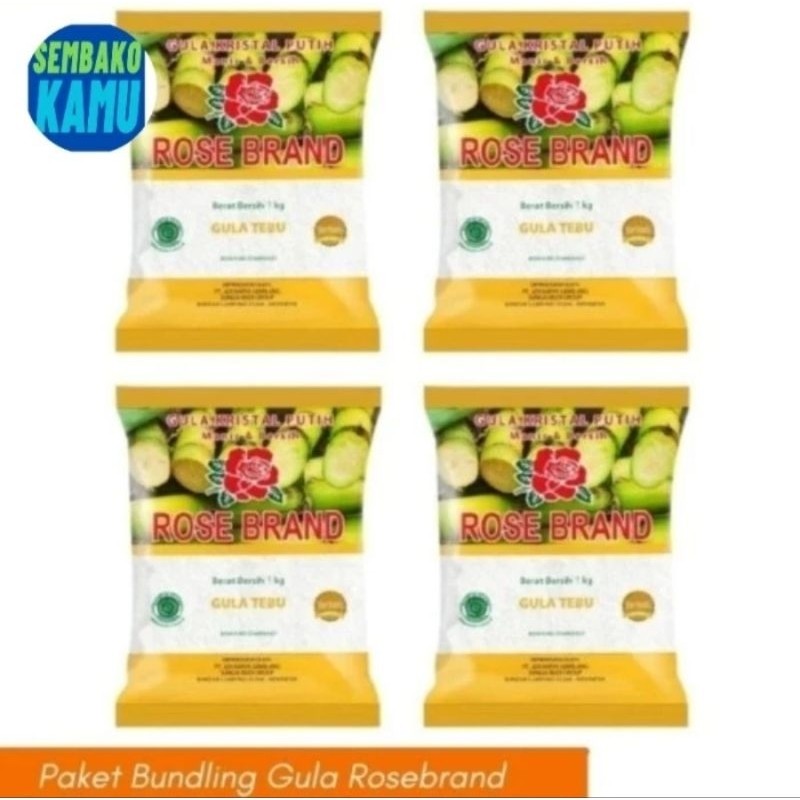 

Paket Bundling Gula Rose Brand Kuning 1 kg x 4 pcs