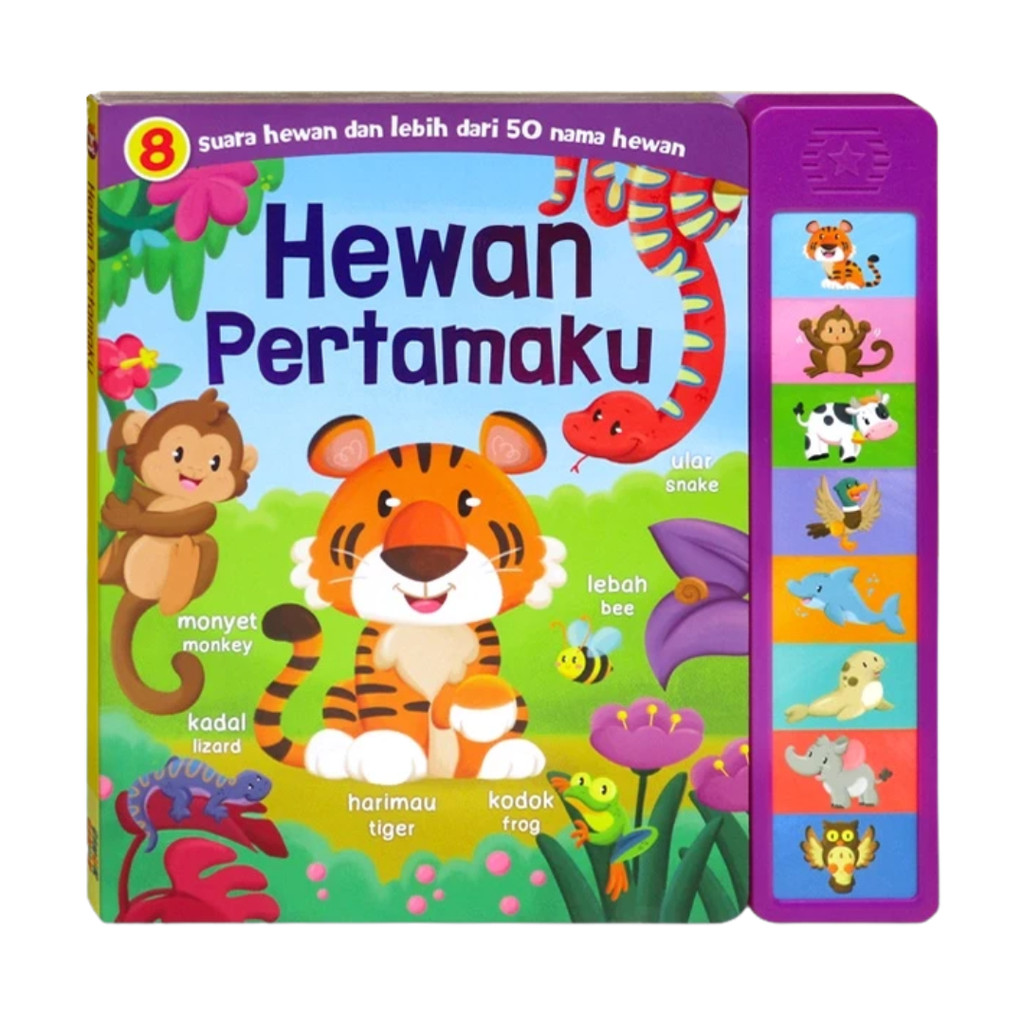 GinukGinuk Buku Bersuara Hewan Pertamaku Sound Book  Bilingual