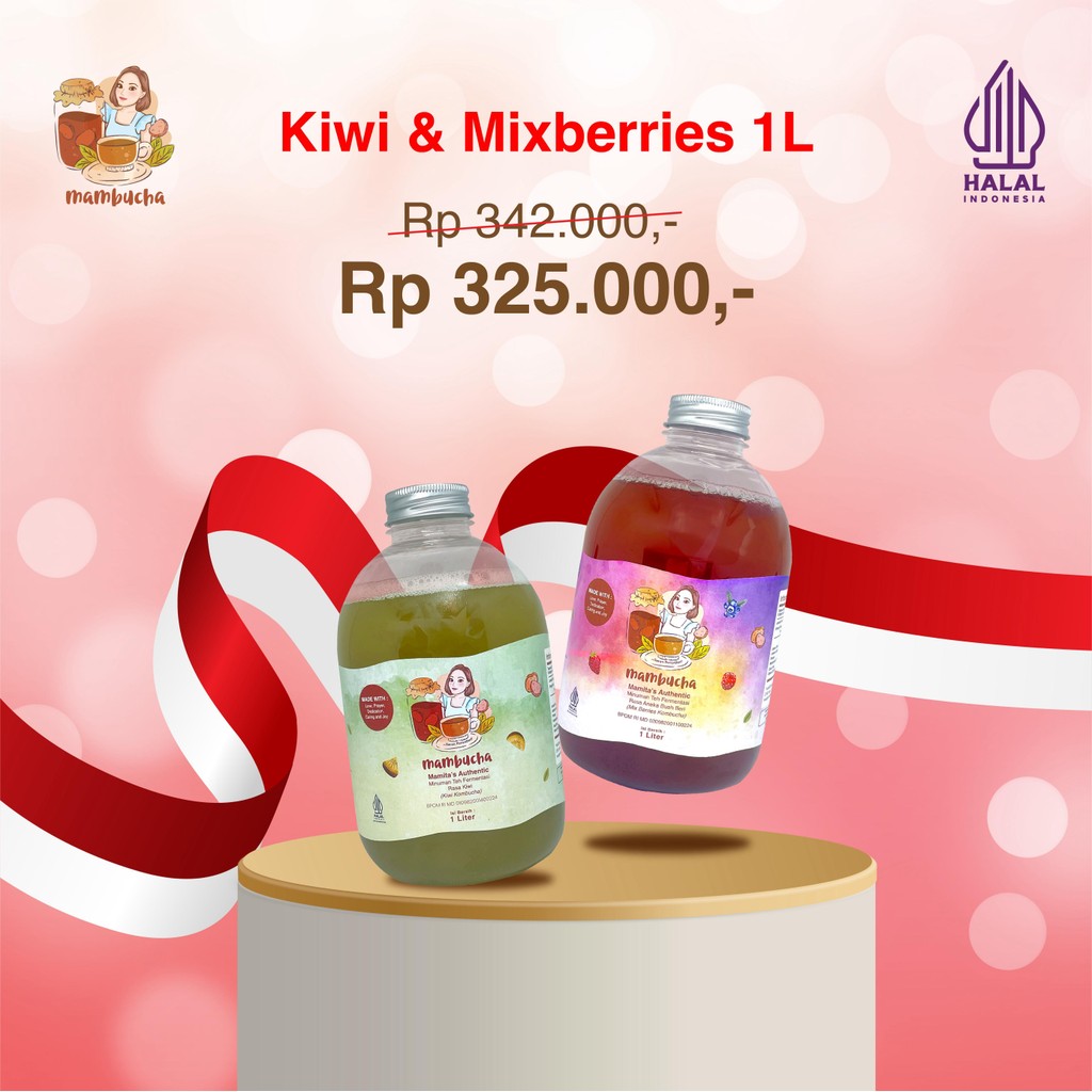 

MERDEKA SEHAT: Kiwi & Mixberries 1L