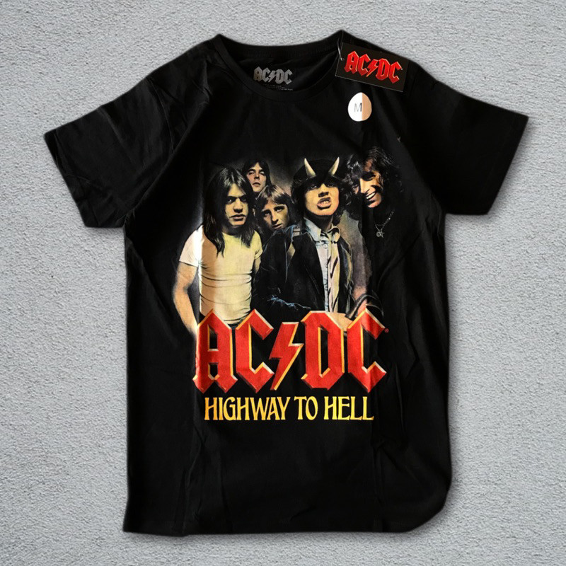 T-Shirt ACDC - H2H Band Bahan Cotton Combed 24s