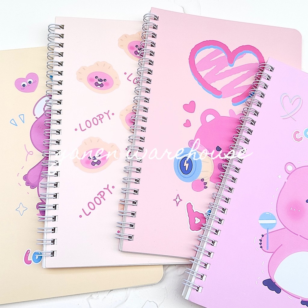 

[GW] 1pcs Buku Tulis Loopy Random Notebook Pororo A5