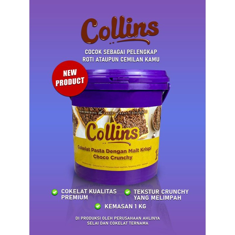 

New Bekasi-Collins Chocho Chrunhy 1 Kg Pelengkap RotiPremium