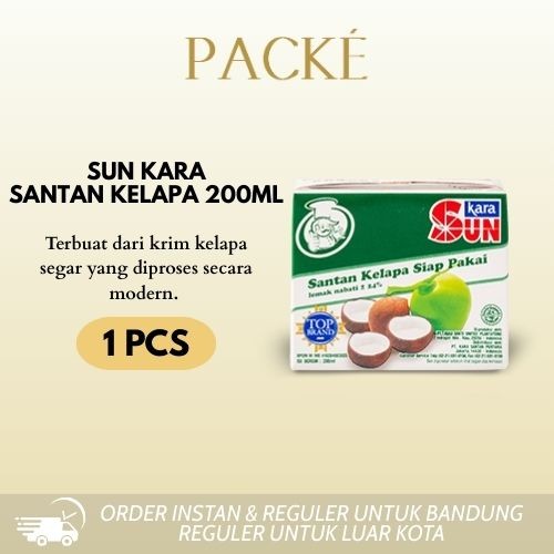 

Sun Kara Santan Kelapa Siap Pakai 200ml [1 PCS]