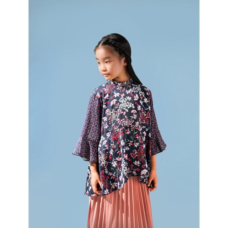 Aleza Platinum Series Kleo Top Kids - Navy