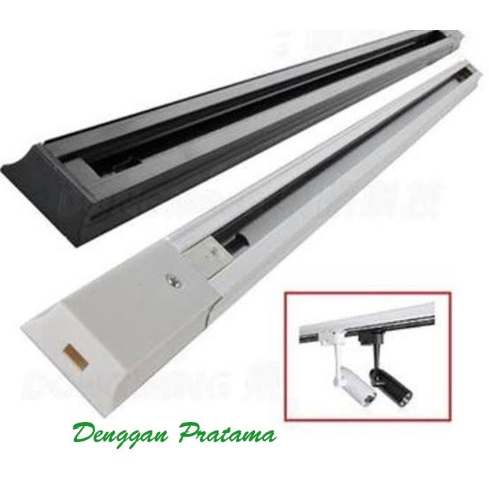 

Rel Lampu Sorot Spot Track Led Rell 2Way 1 Meter