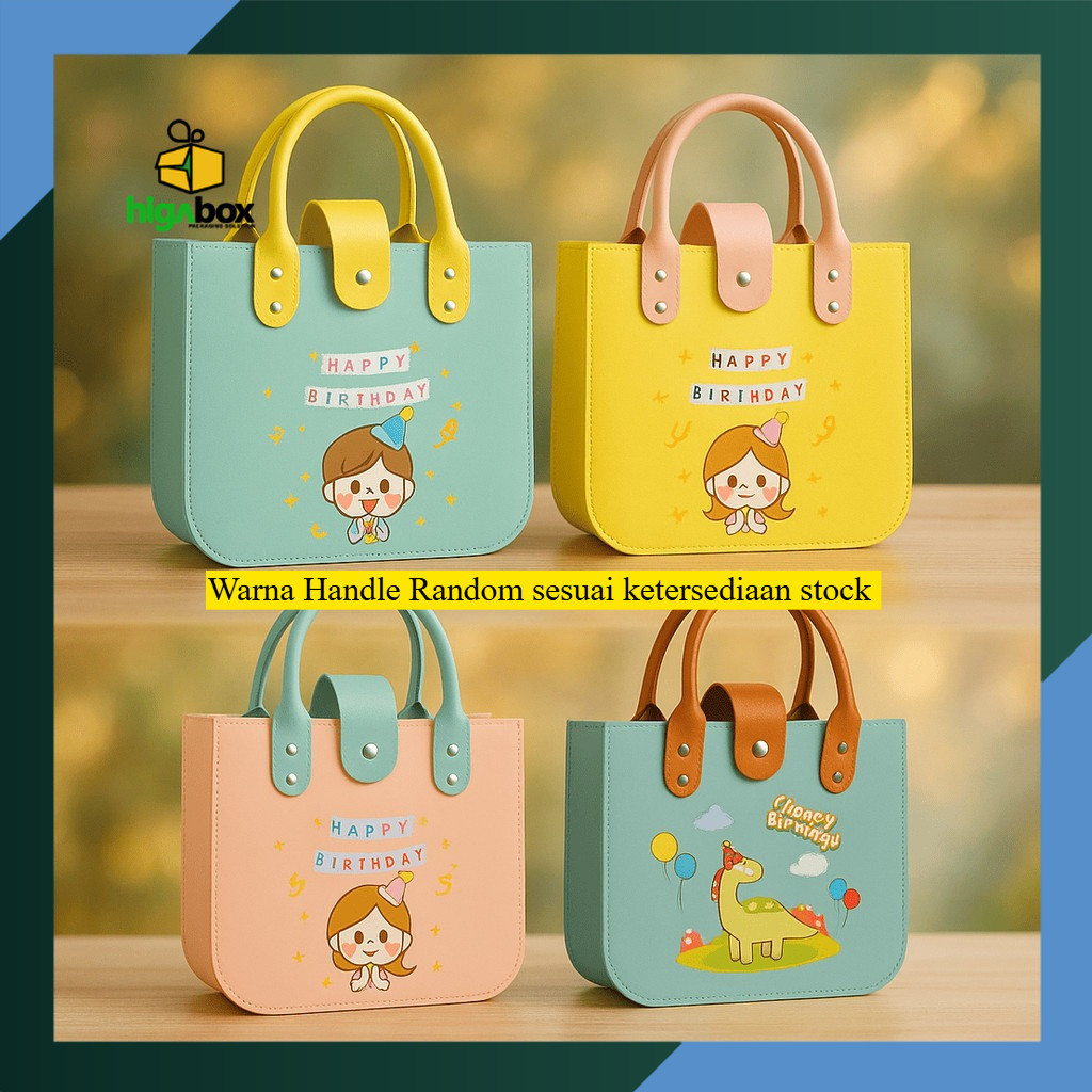 

Tas Hampers Ulang Tahun / Tas Ulang Tahun Anak / Goodie Bag Tas Kulit Souvenir Hadiah Ultah Anak | AMI01 - AMI02