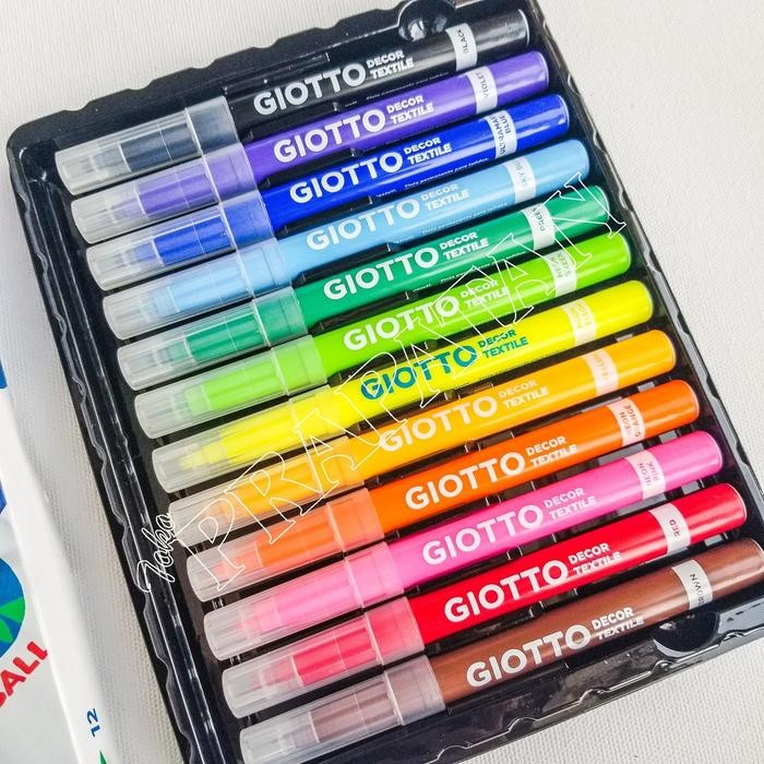 

TERLARIS! Giotto Decor Textile 12 warna - Warna