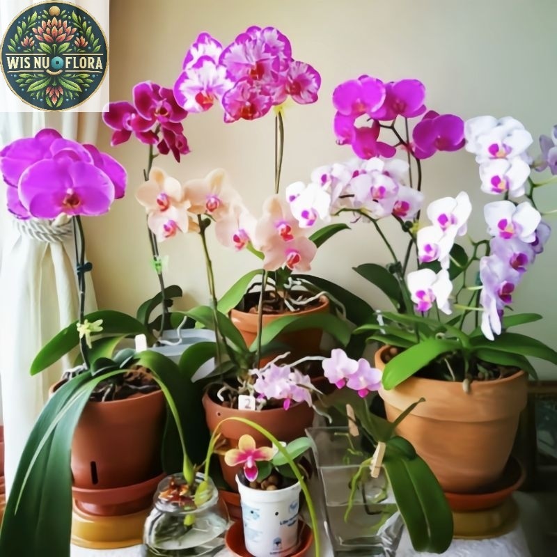 (BISA COD) TERMURAH! Anggrek Bulan Size JUMBO PASCA BUNGA Tanaman Hias Anggrek Bulan Tanaman Hidup A