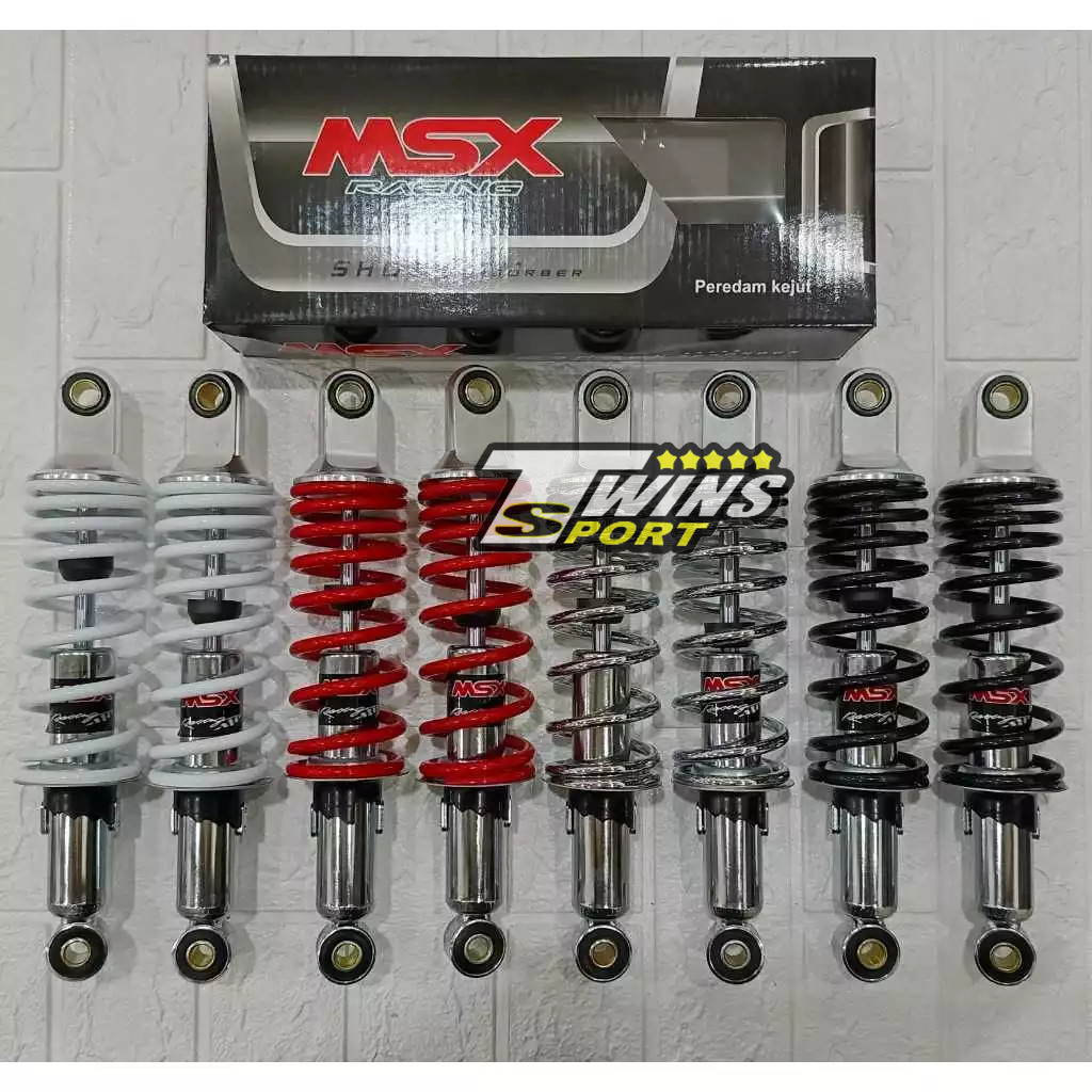 Shock Shockbreaker Belakang Non Tabung Dual Shock Bebek MSX Universal Vega Fizr Jupiter Z 280 320 34