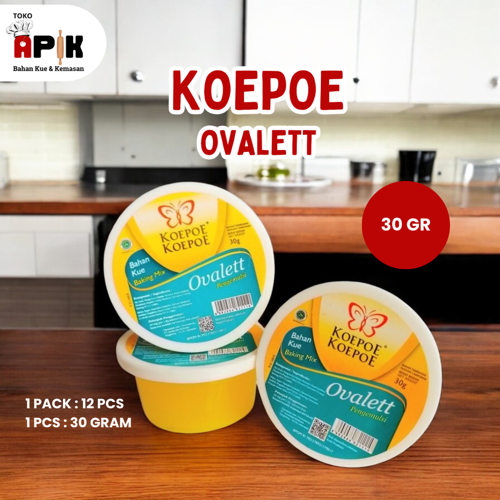 

KOEPOE OVALET UKURAN 30 GR / RAGI PENGEMULSI