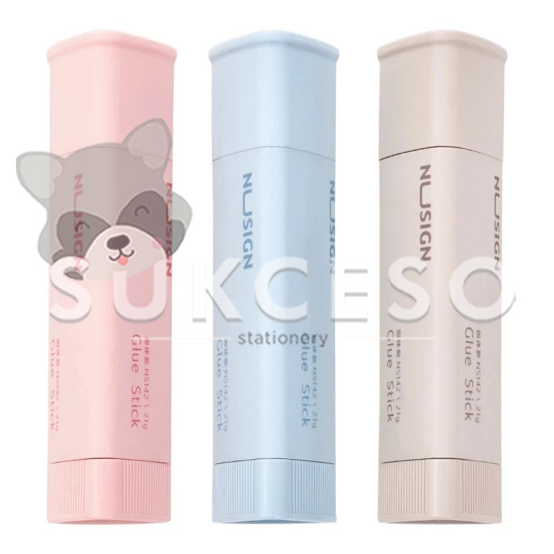 

DELI Triangle Glue Stick 21gr NUSIGN NS142 - Lem Batang Segitiga SATUAN