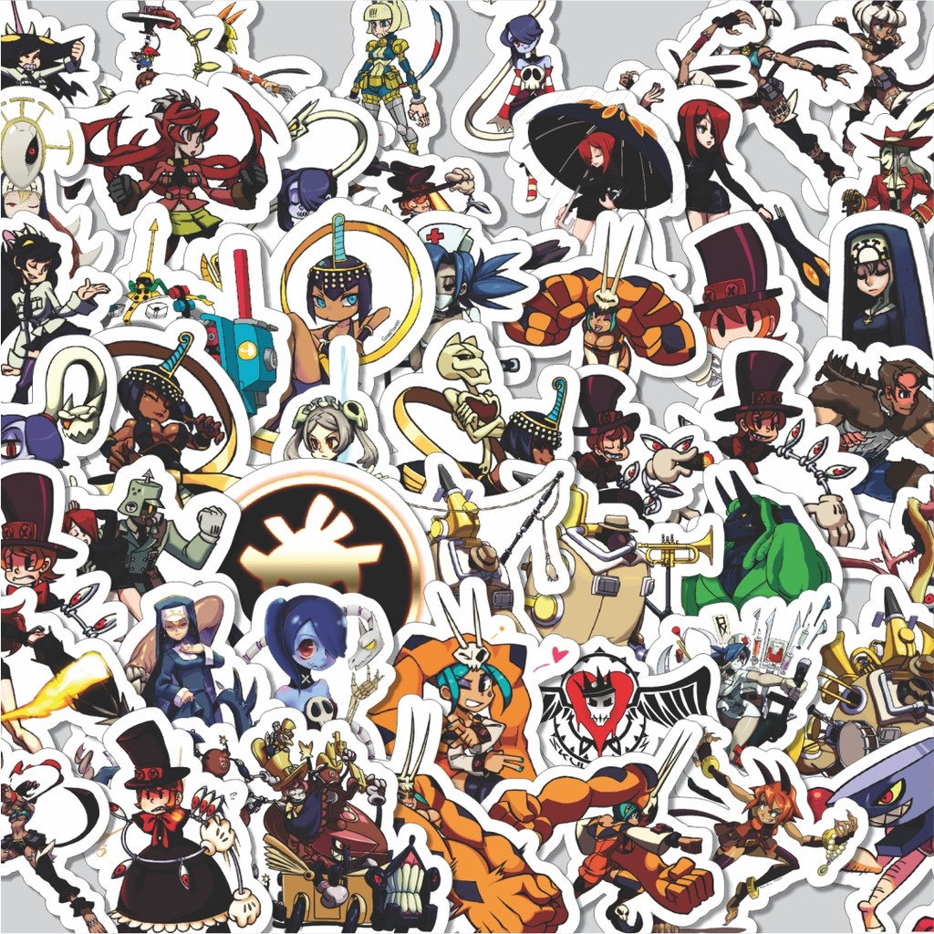 

Stiker Cutting Pack Stiker Game Series Skullgirls Karakter Mix 1 Isi 100Pcs Series Aesthetic Lucu Keren Untuk Koper Bahan Vynil