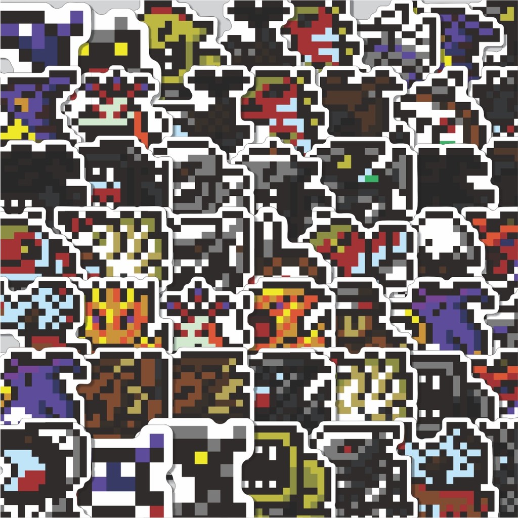 

Stiker Cutting Pack Stiker Pixel Digimon V45 Isi 100Pcs Series Aesthetic Lucu Keren Untuk Koper Bahan Vynil