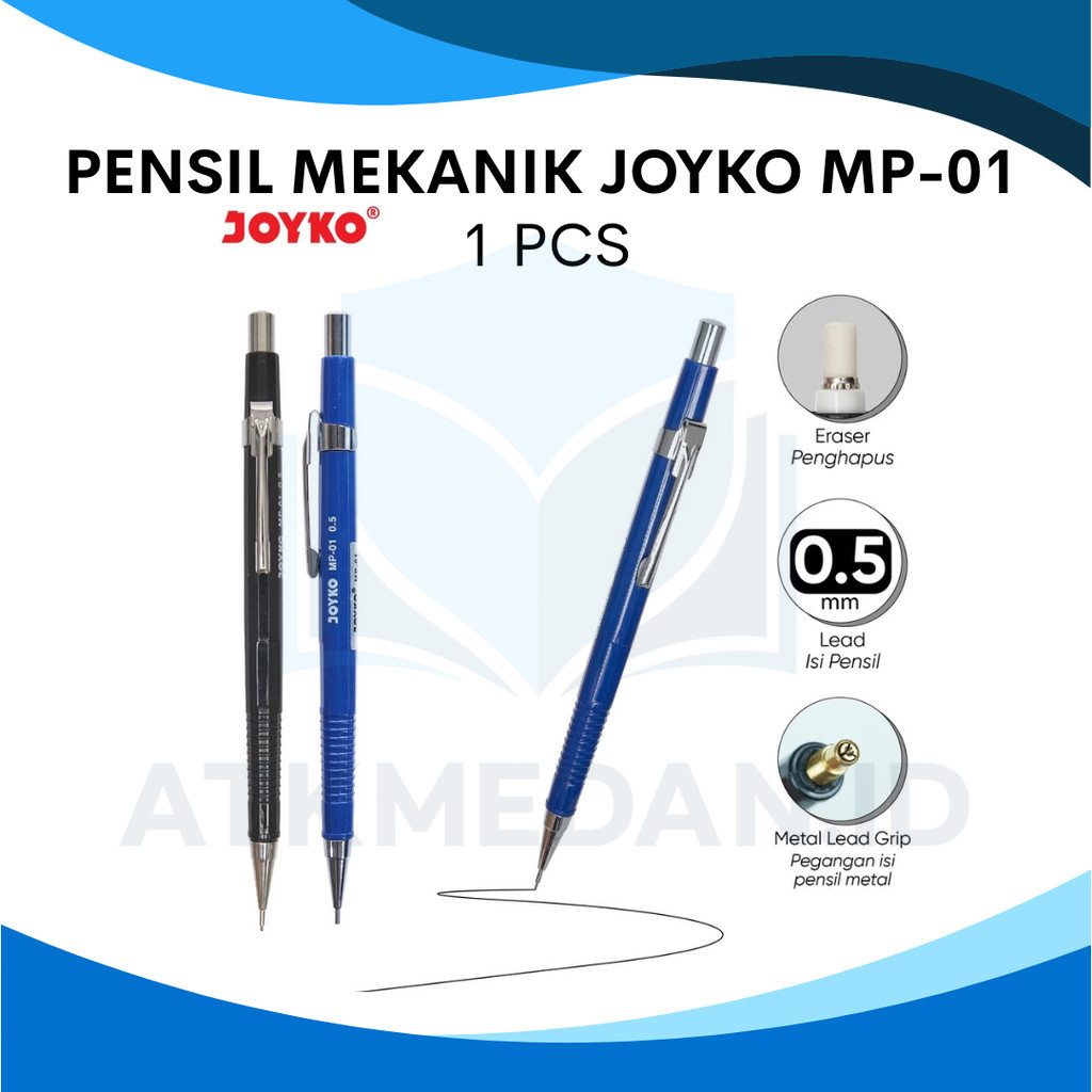 

PENSIL MEKANIK JOYKO MP-01 0.5MM PER PCS SATUAN