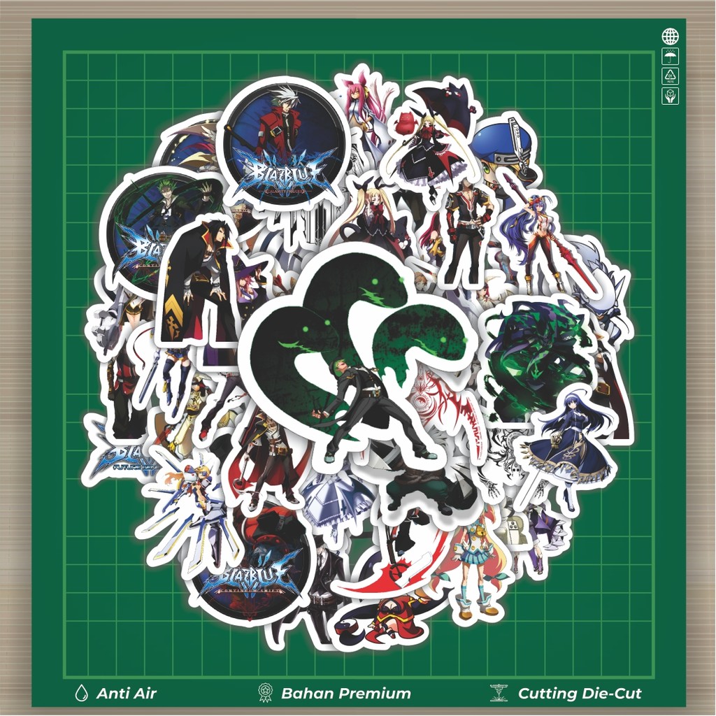 

HOT 50 PCS STIKER Stiker Game Series Blaz Blue Karakter Mix 1 Stiker Fashion Cars Decal Dingin Kartu Album Custom Vinyl Anti Air- Sticker Aesthetic Buku Journal Koper Casing HP Tablet Laptop Helm Motor Botol Minum