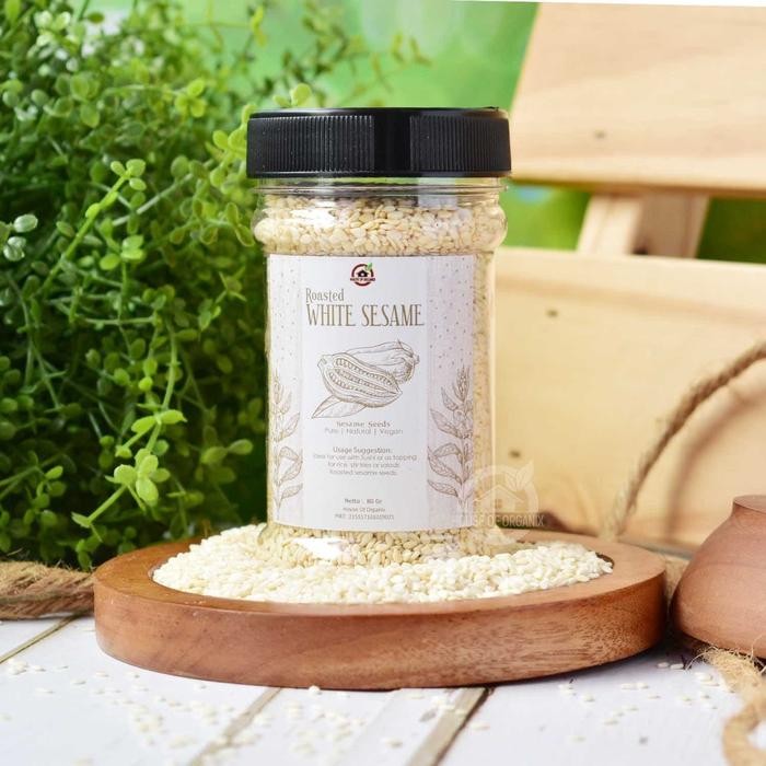 

Roasted White Sesame Seed Botol 80 Gr Wijen Panggang