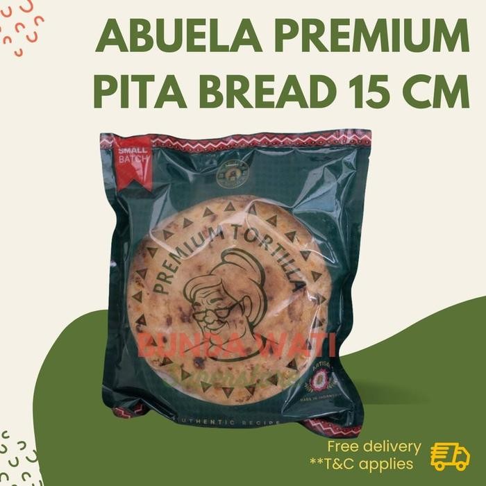 

PITA BREAD GREEK STYLE +/-15cm, 5pcs Chewy & So Gooood - Pita 12