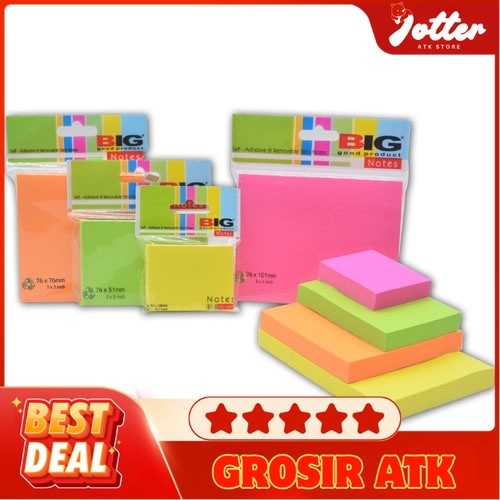 

(ECER) POST IT 76X76 BIG | Jotter Grosir ATK