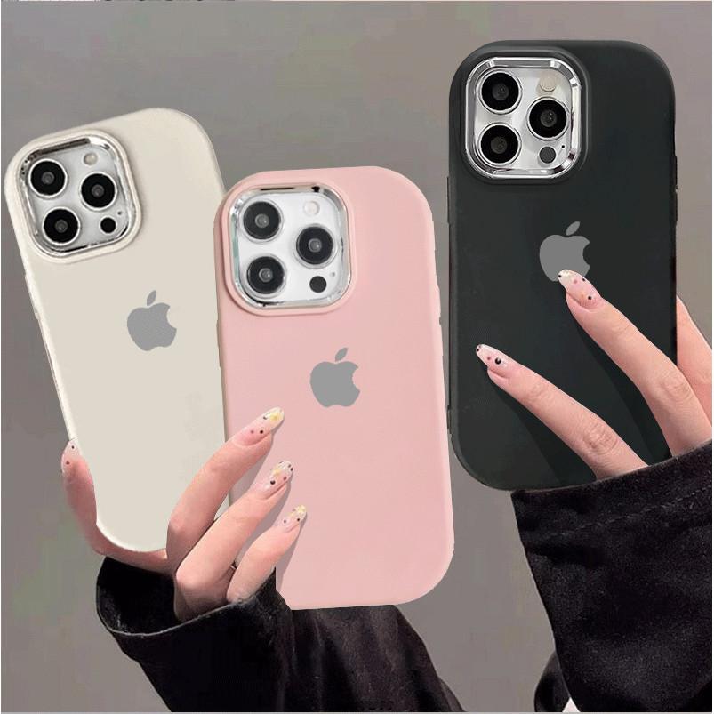 【COD】Apple LOGO phone case VIVO V29 Y17S Y02 Y16 2022 Y17 Y20 Y21 2021 Y22 Y27 Casing Telepon Bunga