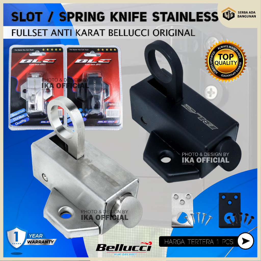 SAB Spring Knip Knife Bellucci V60 | Grendel Bellucci | Grendel kodok | SPK BLC V50 Spring knip / Gr