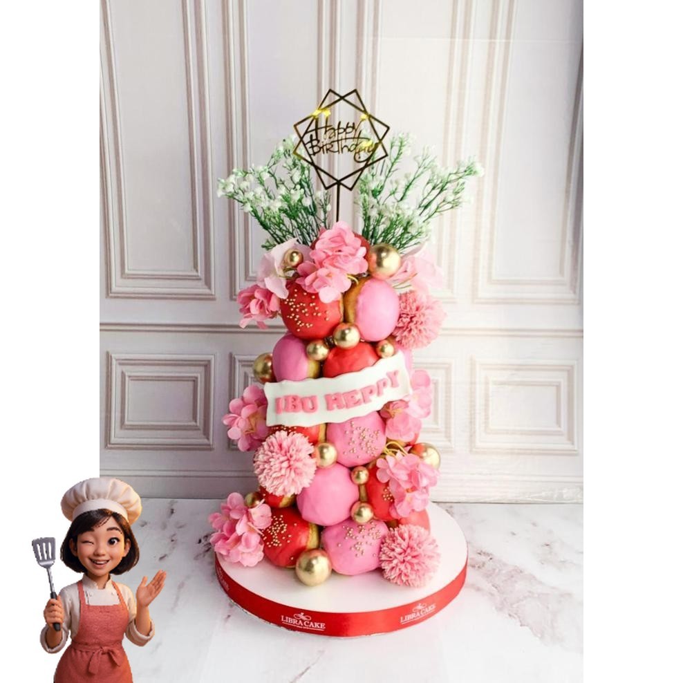 

Donat/Donat tema flower/Donat Ultah