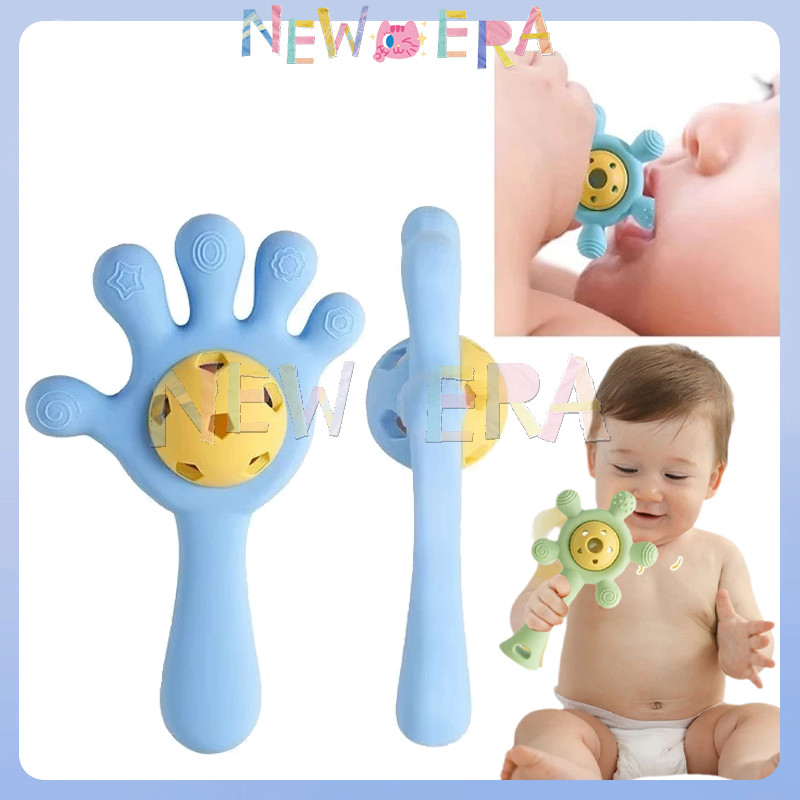 Silicone Rattle Mainan Kerincingan Silikon Bpa Free / Mainan Bayi Silikon