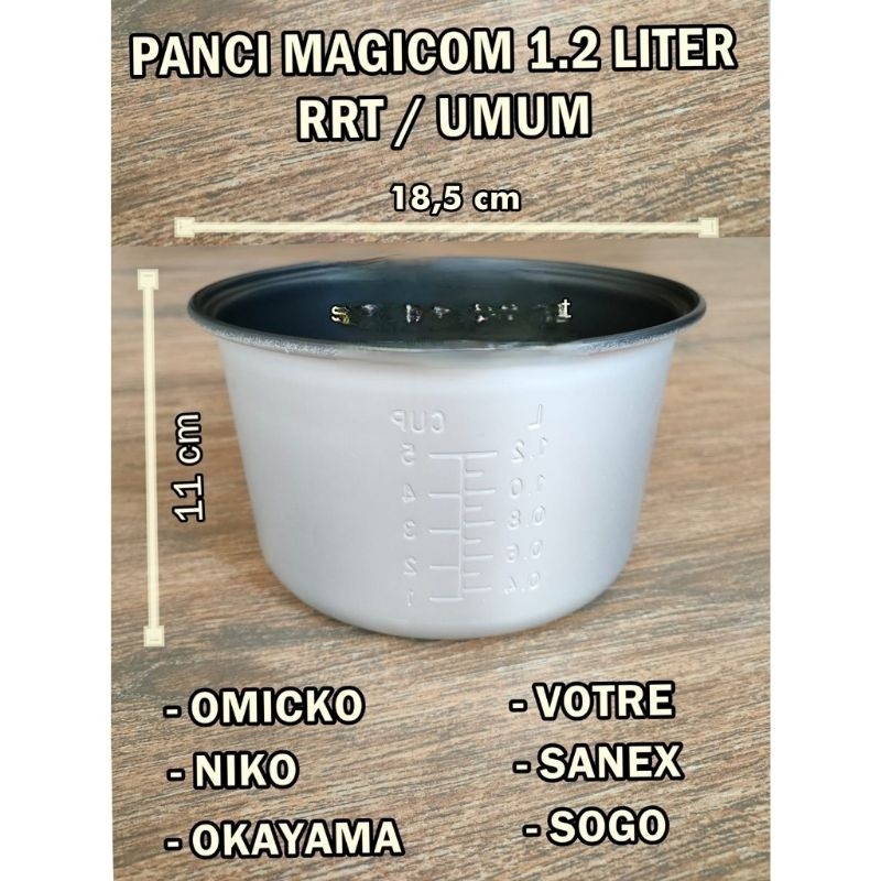 PANCI DALAMAN MAGIC COM 1.2liter/TEFLON MAGIC Com 1.2liter